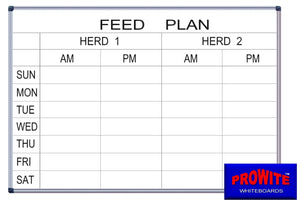 PROWITE™ Feed Plan Board
