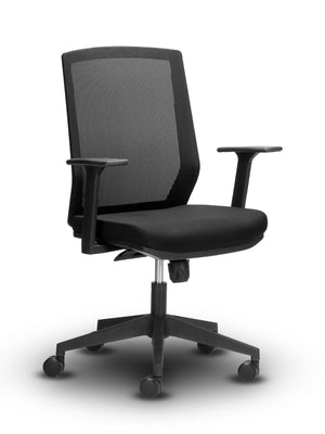 CS Work-Mesh Chair Sync Seat Fixed Arms