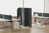 Office room divider panel for reducing noise and improving focus