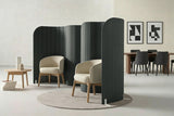 StrataCurve acoustic room divider for office privacy and noise reduction