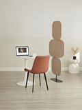 Modern acoustic panel divider set for shared workspaces