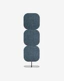 Office privacy divider set for noise control and workspace zoning