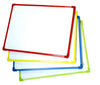 WITAX™ Hand-held - Economy double-sided magnetic whiteboards, plastic framed