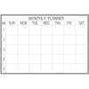 PROWITE™ Laser-etched Whiteboards - Month Planner