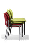 staxis 4 leg stackable visitor chair Low Back