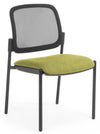 Venice Mesh  Chair 4 Leg Black frame