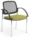 Venice Mesh  Chair 4 Leg Chrome frame