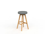 Luna Button Barstool